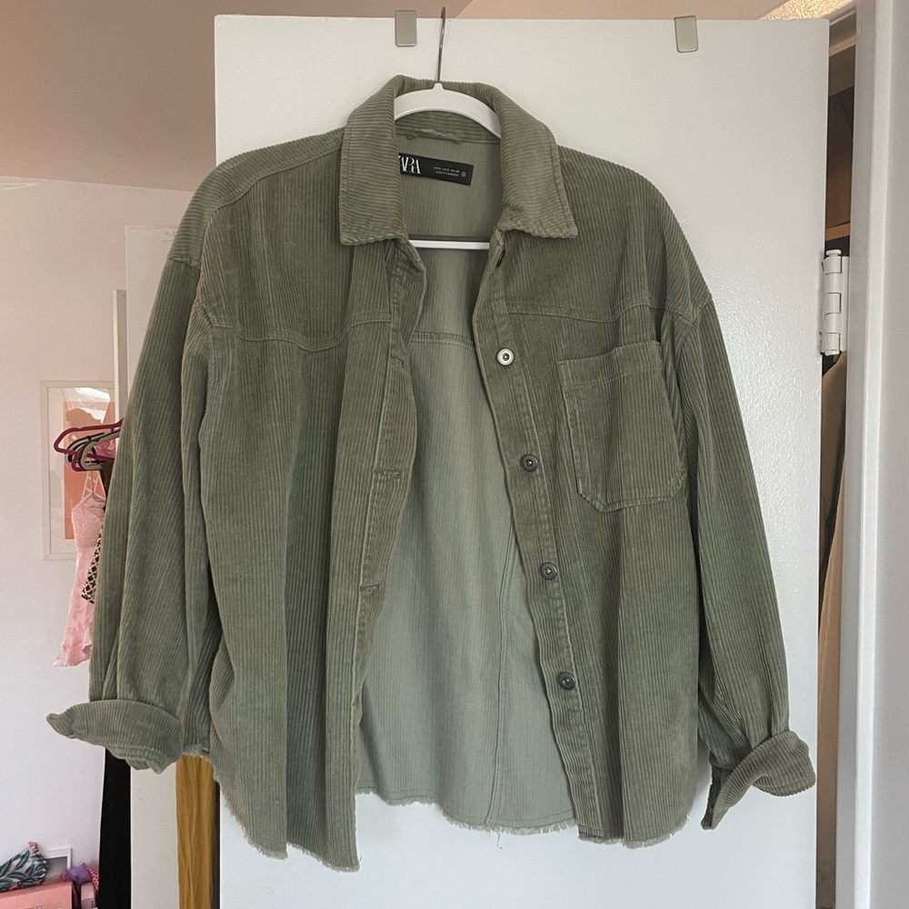 Zara green jacket